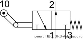 Festo LO-3-1/4-B Распределитель с роликовым рычагом - Festo LO-3-1/4-B Распределитель с роликовым рычагом