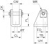 Aventics Крепление на вилке, Cерия AB3 – 3323432000 - Aventics Крепление на вилке, Cерия AB3 – 3323432000