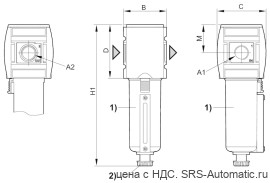 Aventics Фильтр, Cерия AS2-FLS – R412006091 - Aventics Фильтр, Cерия AS2-FLS – R412006091
