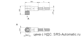 Разъем с кабелем Balluff BCC W323-0000-10-001-MW8334-050 - Разъем с кабелем Balluff BCC W323-0000-10-001-MW8334-050