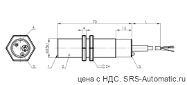 Емкостной датчик Balluff BCW M18B4M1-ICM80C-DV02 - Емкостной датчик Balluff BCW M18B4M1-ICM80C-DV02