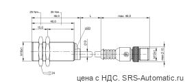 Индуктивный датчик Balluff BES M18MG-GOC70B-BP00,3-GS04 - Индуктивный датчик Balluff BES M18MG-GOC70B-BP00,3-GS04