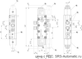 Aventics 5/2-пневмораспределитель, Cерия 740-CP – 5727925280 - Aventics 5/2-пневмораспределитель, Cерия 740-CP – 5727925280