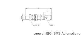 Индуктивный датчик Balluff BES M08MH1-NOC30B-S04G - Индуктивный датчик Balluff BES M08MH1-NOC30B-S04G