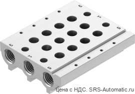 Festo VABM-L1-10S-G18-4 Плита монтажная - Festo VABM-L1-10S-G18-4 Плита монтажная