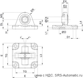 Aventics Проушины, Cерия MP6 – 5220563442 - Aventics Проушины, Cерия MP6 – 5220563442