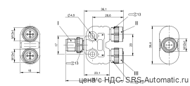 Y-образный распределитель Balluff BCC M414-M415-M415-U0051-000 - Y-образный распределитель Balluff BCC M414-M415-M415-U0051-000