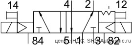 Festo VUVS-LT25-B52-D-G14-F8-1B2 Распределитель - Festo VUVS-LT25-B52-D-G14-F8-1B2 Распределитель