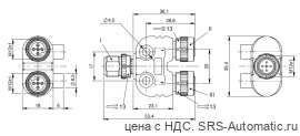 Y-образный распределитель Balluff BCC M415-M415-M415-U0057-000 - Y-образный распределитель Balluff BCC M415-M415-M415-U0057-000