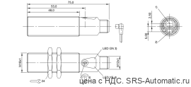 Оптический датчик Balluff BOS 18M-NA-RH22-S4 - Оптический датчик Balluff BOS 18M-NA-RH22-S4