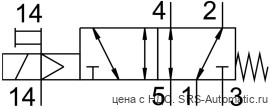 Festo MFH-5/2-D-1-FR-S-C Распределитель - Festo MFH-5/2-D-1-FR-S-C Распределитель