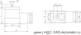 Штекер 22 mm серия x1f  con02 024 00 - Штекер 22 mm серия x1f  con02 024 00