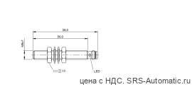 Индуктивный датчик Balluff BES M08MI-POC15B-S49G - Индуктивный датчик Balluff BES M08MI-POC15B-S49G