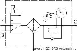 Festo LFRS-1/2-D-MAXI-KC Блок подготовки воздуха - Festo LFRS-1/2-D-MAXI-KC Блок подготовки воздуха