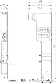 Aventics 5/2-пневмораспределитель, Cерия HF04 – 0820062051 - Aventics 5/2-пневмораспределитель, Cерия HF04 – 0820062051