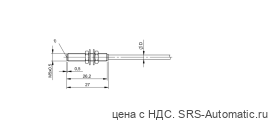 Индуктивный датчик Balluff BES M05ED-GNX08B-EP02 - Индуктивный датчик Balluff BES M05ED-GNX08B-EP02