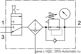 Festo LFRS-1/2-D-MAXI-KC-A Блок подготовки воздуха - Festo LFRS-1/2-D-MAXI-KC-A Блок подготовки воздуха