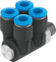 Festo QSLV4-3/8-8 Штуцер - Festo QSLV4-3/8-8 Штуцер