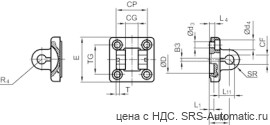 Aventics Крепление на вилке, Cерия AB6 – 1827001602 - Aventics Крепление на вилке, Cерия AB6 – 1827001602
