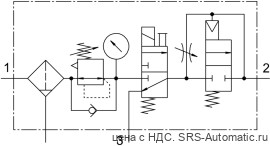 Festo LFRS-1/2-D-MAXI-KD Блок подготовки воздуха - Festo LFRS-1/2-D-MAXI-KD Блок подготовки воздуха