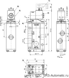 Aventics 3/2 -пневмораспределитель, Cерия CD12 – 5724560220 - Aventics 3/2 -пневмораспределитель, Cерия CD12 – 5724560220