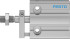 Festo DPDM-Q-25-5-P-PA Пневмоцилиндр - Festo DPDM-Q-25-5-P-PA Пневмоцилиндр