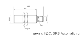 Индуктивный датчик Balluff BES M18MI-POC50B-S04G - Индуктивный датчик Balluff BES M18MI-POC50B-S04G