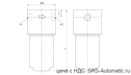 Aventics Для фильтра на активированном угле, Cерия MH1-FLA – R432034669 - Aventics Для фильтра на активированном угле, Cерия MH1-FLA – R432034669