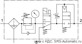 Festo LFRS-1/2-D-MAXI-KD-A Блок подготовки воздуха - Festo LFRS-1/2-D-MAXI-KD-A Блок подготовки воздуха