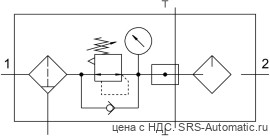 Festo FRC-1/4-DB-7-MINI-KA Блок подготовки воздуха - Festo FRC-1/4-DB-7-MINI-KA Блок подготовки воздуха