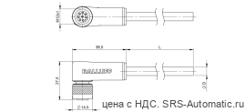 Разъем с кабелем Balluff BCC M428-0000-1A-046-PS8825-020-C019 - Разъем с кабелем Balluff BCC M428-0000-1A-046-PS8825-020-C019