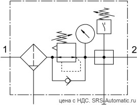 Festo LFRS-1/2-D-MAXI-KE Блок подготовки воздуха - Festo LFRS-1/2-D-MAXI-KE Блок подготовки воздуха