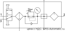 Festo FRC-1/4-DB-7-MINI-KC Блок подготовки воздуха - Festo FRC-1/4-DB-7-MINI-KC Блок подготовки воздуха