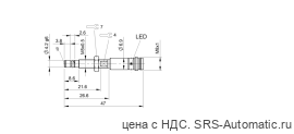 Индуктивный датчик Balluff BHS G408N-NSC10-S49 - Индуктивный датчик Balluff BHS G408N-NSC10-S49