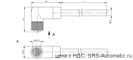 Разъем с кабелем Balluff BCC M425-0000-1L-150-PX85A5-020 - Разъем с кабелем Balluff BCC M425-0000-1L-150-PX85A5-020