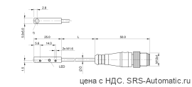 Индуктивный датчик Balluff BES Q05AC-PSC15B-EP00,3-GS04 - Индуктивный датчик Balluff BES Q05AC-PSC15B-EP00,3-GS04