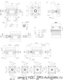 Aventics Компактный цилиндр, Cерия KPZ – 0822394906 - Aventics Компактный цилиндр, Cерия KPZ – 0822394906