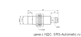 Индуктивный датчик Balluff BES M18MG-NSC20F-S04G - Индуктивный датчик Balluff BES M18MG-NSC20F-S04G