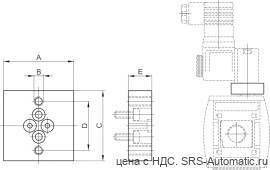 Aventics Адаптерная плита, Cерия AS1, AS2, AS3, AS5 – R412006360 - Aventics Адаптерная плита, Cерия AS1, AS2, AS3, AS5 – R412006360
