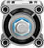 Festo DSBC-63-100-PPSA-N3 Пневмоцилиндр - Festo DSBC-63-100-PPSA-N3 Пневмоцилиндр