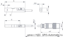 Aventics Датчик, Cерия ST4 – R412019688 - Aventics Датчик, Cерия ST4 – R412019688