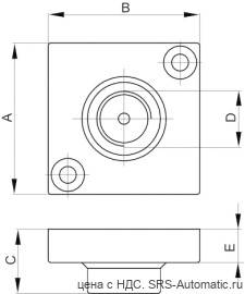 Aventics Адаптерная плита, Cерия AS1 – R412010538 - Aventics Адаптерная плита, Cерия AS1 – R412010538