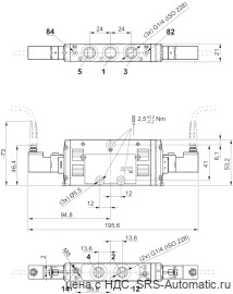Aventics 5/3-пневмораспределитель, Cерия TC15 – 0820059251 - Aventics 5/3-пневмораспределитель, Cерия TC15 – 0820059251