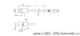 Индуктивный датчик Balluff BES Q08MEC-PSC15B-EP00,3-GS26 - Индуктивный датчик Balluff BES Q08MEC-PSC15B-EP00,3-GS26