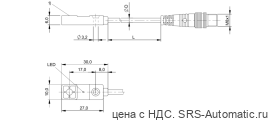 Индуктивный датчик расстояния Balluff BAW R03KC-UAE40B-BP00,3-GS49 - Индуктивный датчик расстояния Balluff BAW R03KC-UAE40B-BP00,3-GS49
