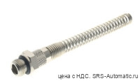 Адаптер прямой с наружной метрической резьбой + гайка с пружиной 01029 00 002