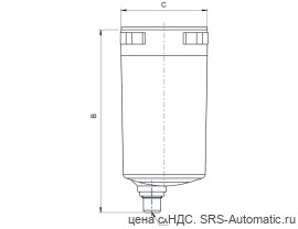 Aventics Ресиверы, Cерия NLC-CLS-PNB-HO – R412010834 - Aventics Ресиверы, Cерия NLC-CLS-PNB-HO – R412010834