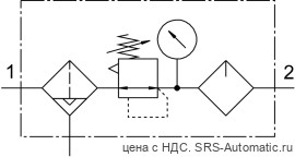 Festo FRCS-1/8-D-5M-MINI-A Блок подготовки воздуха - Festo FRCS-1/8-D-5M-MINI-A Блок подготовки воздуха