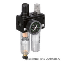 Aventics Блок подготовки воздуха, 2-х секционный, Cерия NL4-ACD – 0821300505