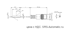 Магнитный датчик для цилиндра Balluff BMF 303K-PS-C-2A-S4-00,5 - Магнитный датчик для цилиндра Balluff BMF 303K-PS-C-2A-S4-00,5